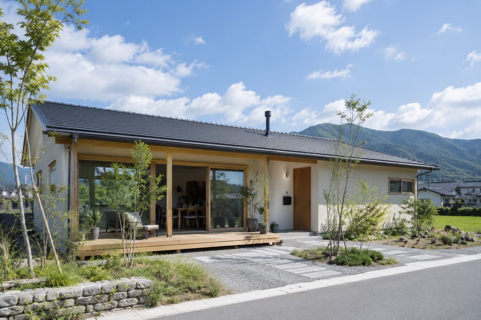 筑後地域の自然に囲まれた平屋住宅の物件イメージ