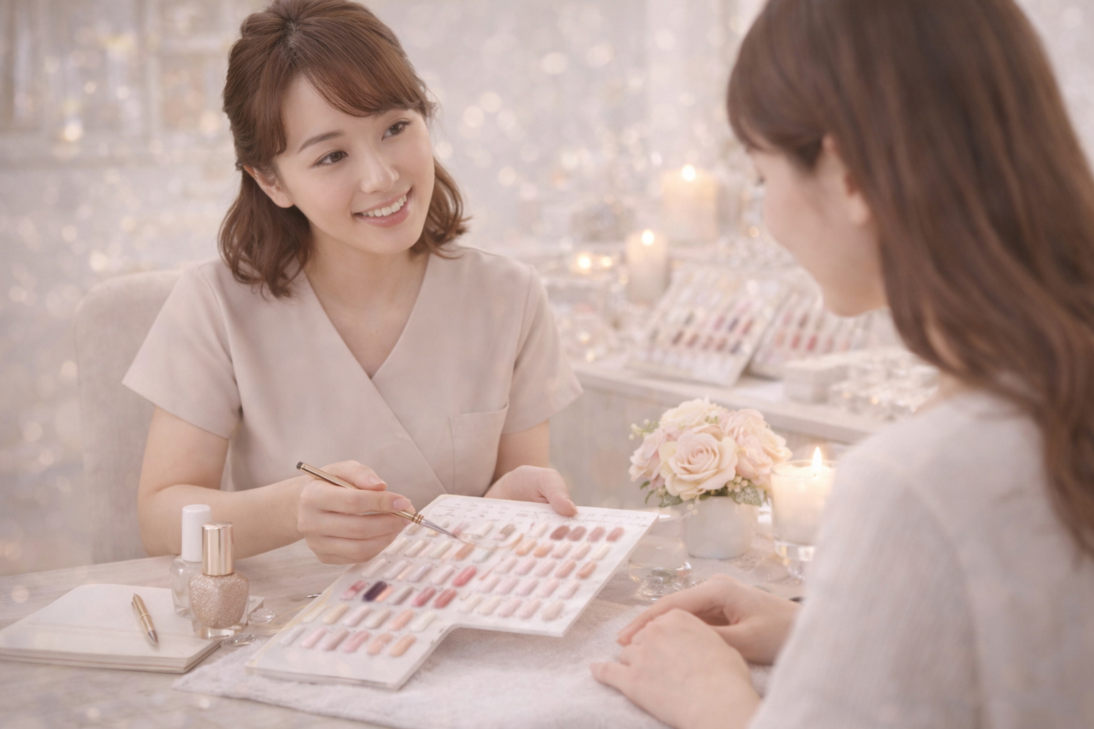 ネイルサロンのカウンセリング