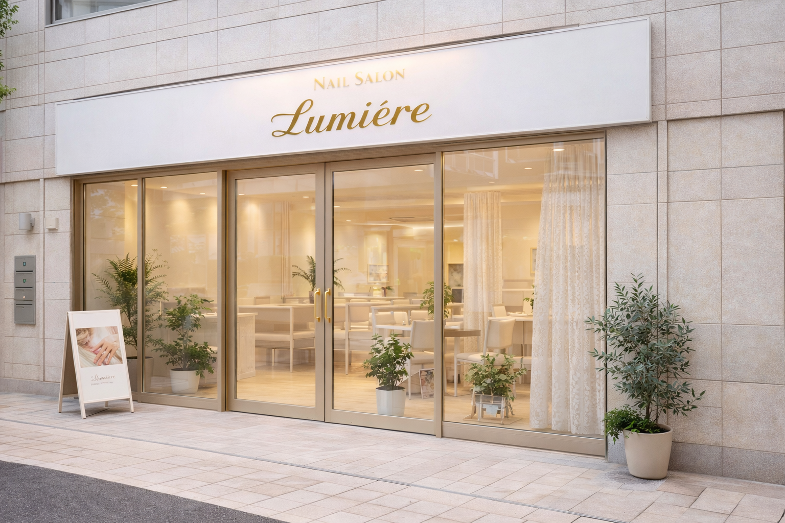ネイルサロンLumièreの店舗外観